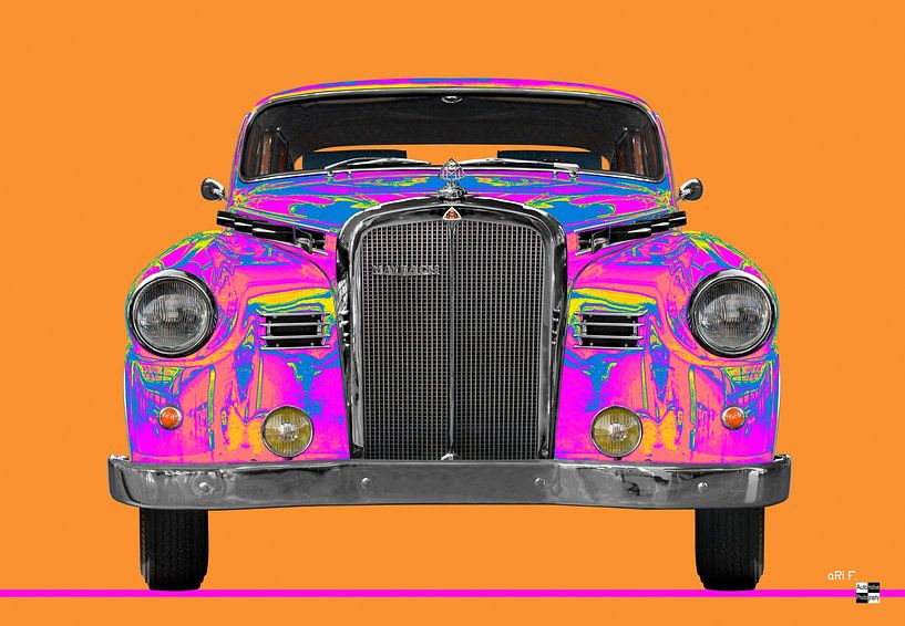Maybach SW 42 body Spohn Pop Art Car by aRi F. Huber