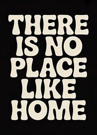 There Is No Place Like Home Retro Typography by Niklas Maximilian