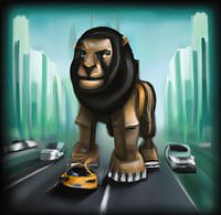 Giant King in the City