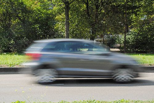 Auto in beweging