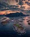 Stade de football de Henningsvær par Niels Tichelaar Aperçu