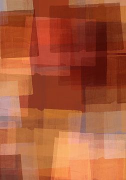 Abstracte warmte in rustieke tinten van Dina Dankers