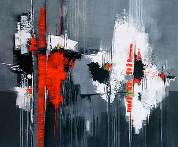 Abstract Grey by Claudia Neubauer