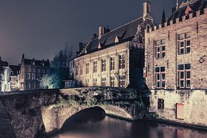 Brügge bei Nacht - Blinde Ezelsbrug
