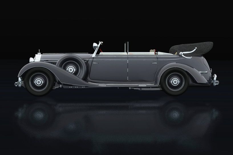 Mercedes 770-K Seitenansicht von Jan Keteleer