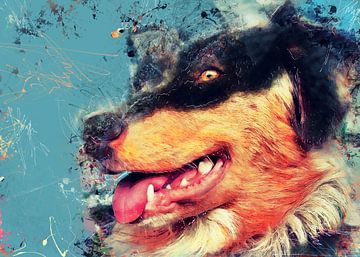 Hund 4 Tiere Kunst #Hund #Hunde von JBJart Justyna Jaszke