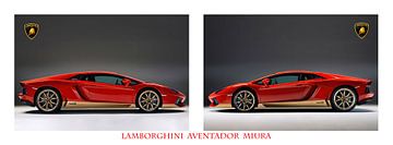 Lamborghini Miura, Italië. Met embleem van Gert Hilbink
