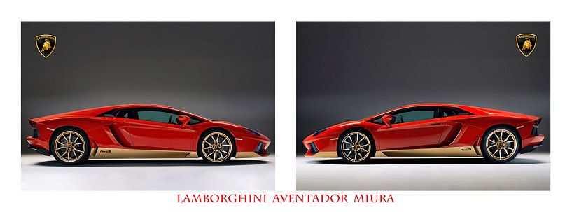 Lamborghini Miura, Italien. Mit Wappen von Gert Hilbink