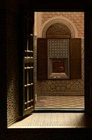 Vue dans la kasbah marocaine de Telouet