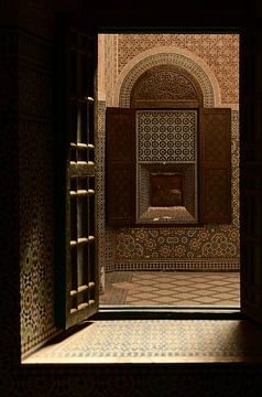 Blick in die marokkanische Kasbah von Telouet von Renzo de Jonge