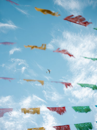 Up in the sky