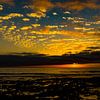 Coucher de soleil en bord de mer sur Gert Hilbink