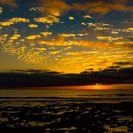 Sonnenuntergang am Meer von Gert Hilbink