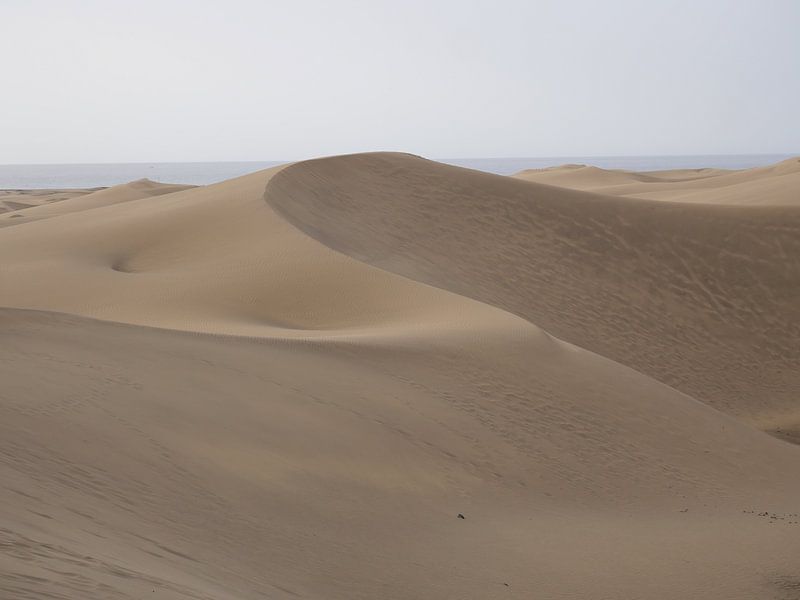 Sand dunes in Gran Canaria Dunas de Las Palomas by Judith van Wijk