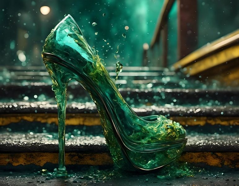 A glass dream in the rain by Babetts Bildergalerie