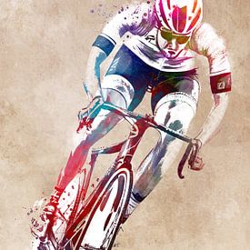 Cycling Bike sport art #cycling #sport #biking by JBJart Justyna Jaszke