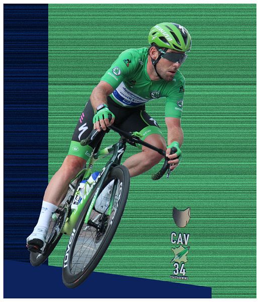 Mark Cavendish 34 overwinningen in de tour van FreddyFinn