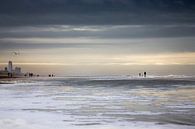 Strand bij Zandvoort aan Zee van Miranda Bruinsma thumbnail