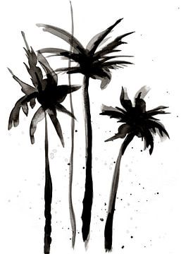 Tinte Palmen von Stephanie Franken