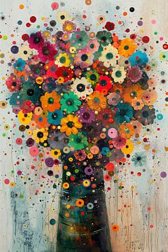 Bloemen kleurrijk van Bert Nijholt