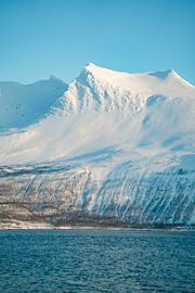 Zonsondergang bij Tromso in de winter van Leo Schindzielorz