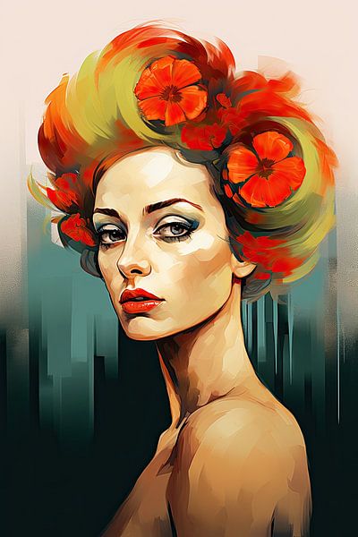 Woman by Wall Wonder