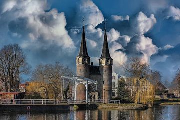 Clouds, Delft, The Netherlands van Maarten Kost