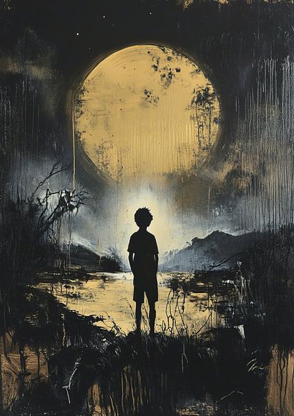 Moon by Eye catching paintings
