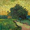 Landschap bij avondschemering, Vincent van Gogh