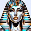 Stralend creatief portret van Cleopatra van A.D. Digital ART