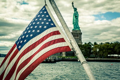 New York City Foto op Canvas – Brooklyn Bridge Dumbo Wanddecoratie The Patriot's Concrete Dream