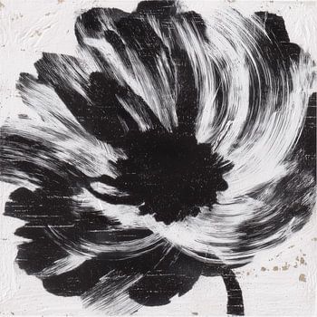 Abstract Fleur Coups de pinceau