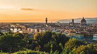 Skyline of Florence with Sunset by Kwis Design thumbnail