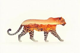 Lion in motion by Poster Art Shop