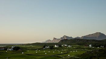 View over Fredvang, Lofoten, Norway