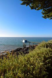 Bunte Fischerhütten an der Atlantikküste von Studio LE-gals