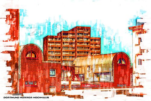 Dortmund de horror hoogbouw 2 Pop Art