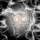 Digital-Art Smoke & Skull par Melanie Viola Aperçu