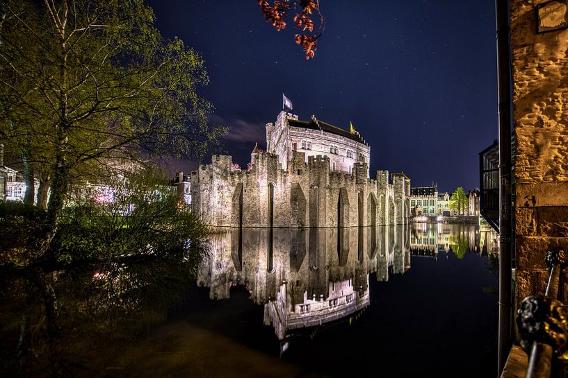 Ghent by night by Jim De Sitter