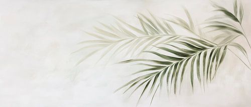Groene palmbladeren - Zacht ontwerp