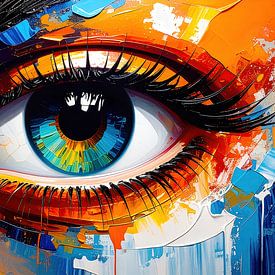 Abstract oog (2 van 2) van AidasignArt