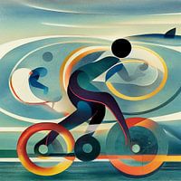 Triathlon, zwemmen, wielrennen en hardlopen