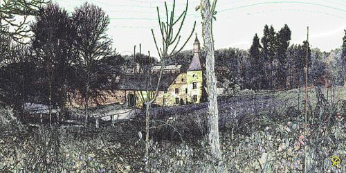 2017 art 15 Ardennen Belgie kloosterkasteel Limont