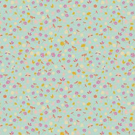 Fröhlicher, blumenreicher Frühling von Kimfaesdesign