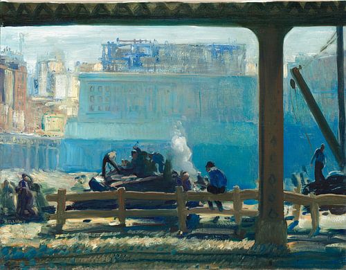 Blauwe ochtend, George Bellows