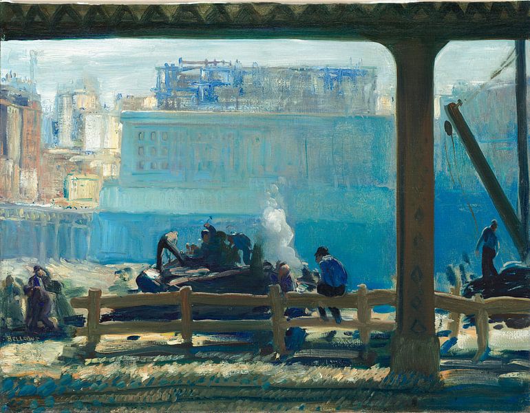 Blue Morning, George Bellows von Meisterhafte Meister