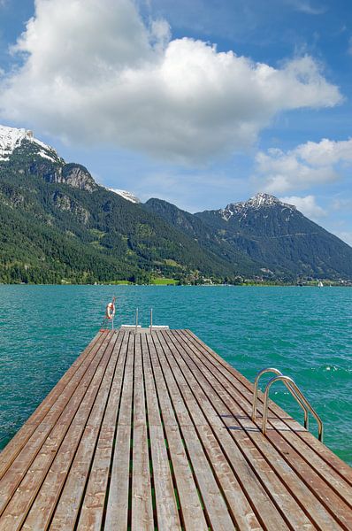 Badesteg am Achensee von Peter Eckert