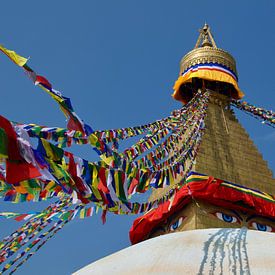 Bouddhanath, Kathmandu, Nepal 2020 van Photos by Aad
