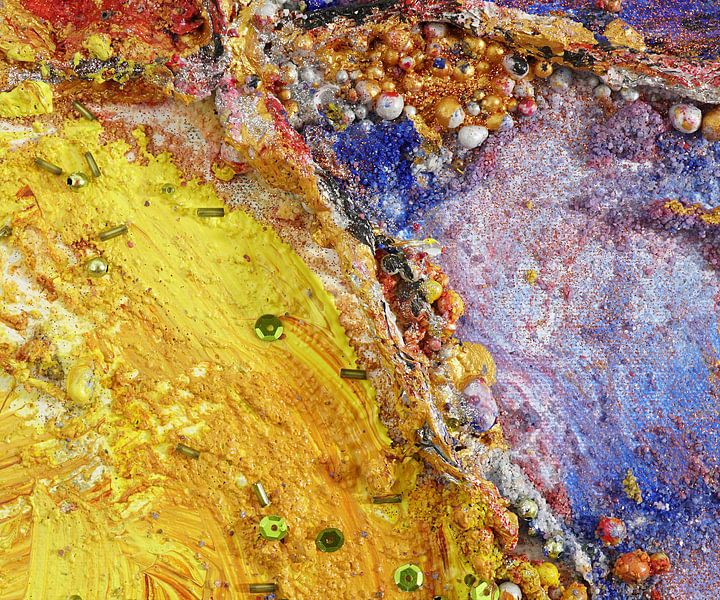 # 36 Ausschnitt Acryl auf Leinwand,  24 x 28 cm  von Erich Keller