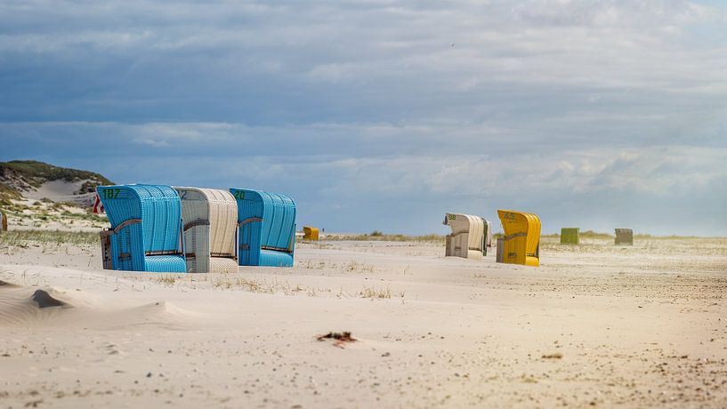 bunte Strandkörbe von Thomas Heitz